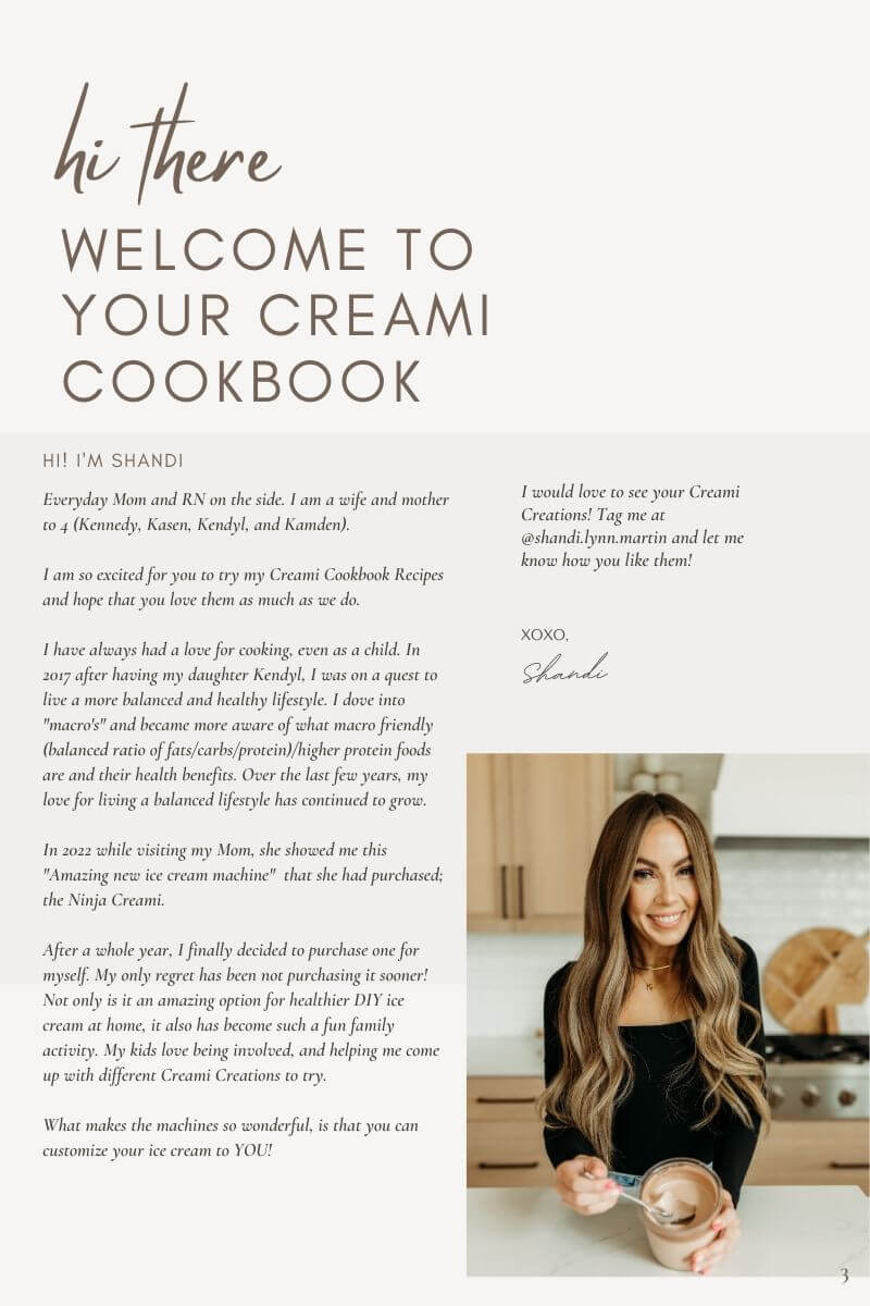 The Creami Cookbook: Volume 1 (Digital)